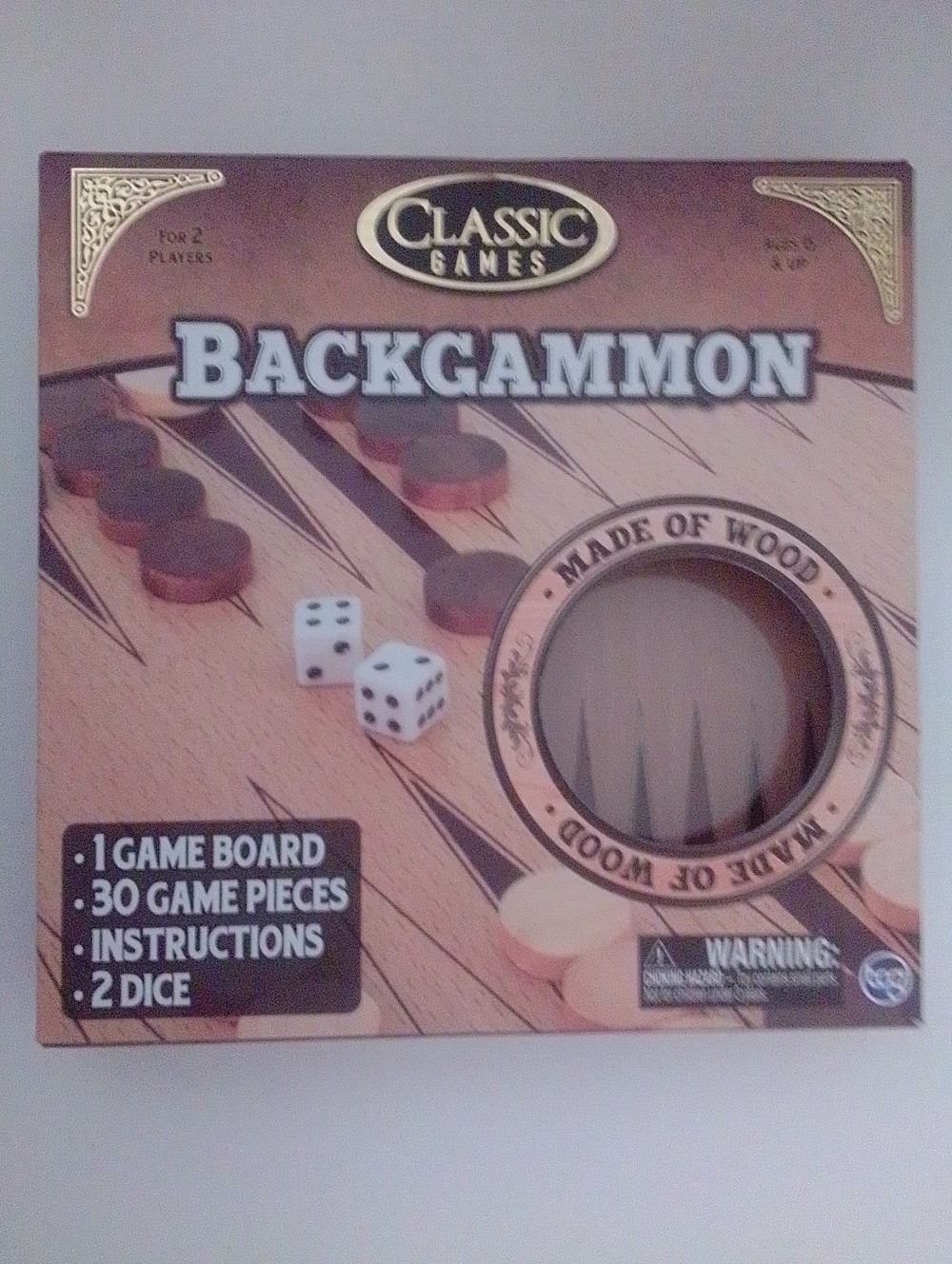 Game Classic Backgammon Game Set